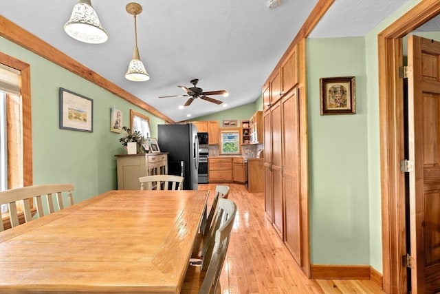 13 Elcott Rd, Quincy, MA 02169 - dining space featuring light wood-type flooring and ceiling fan