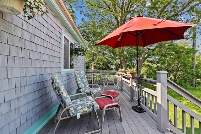 13 Elcott Rd, Quincy, MA 02169 - wooden terrace with outdoor dining area