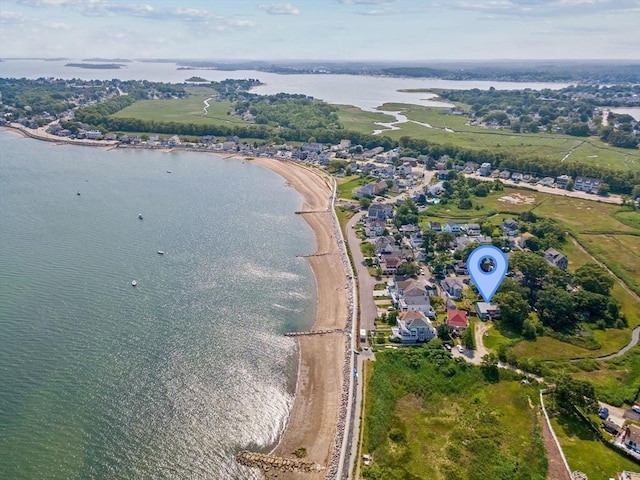 13 Elcott Rd, Quincy, MA 02169 - aerial view of property's location featuring a nearby body of water