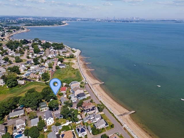 13 Elcott Rd, Quincy, MA 02169 - aerial view of property's location featuring a nearby body of water and nearby suburban area