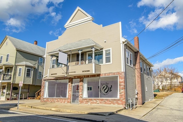 191 Providence St, Putnam, CT 06260 - multi unit property featuring brick siding and a chimney