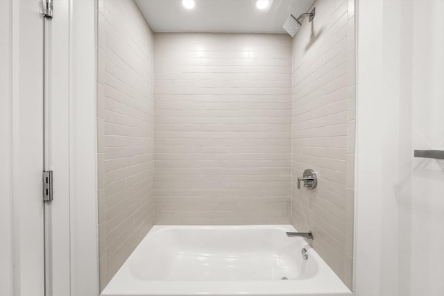 2 Clarendon St Unit 510, Boston, MA 02116 - bathroom with shower / bath combination and recessed lighting