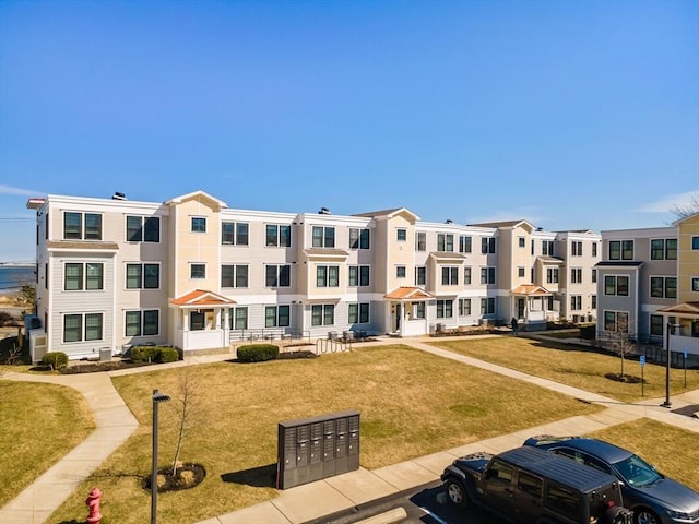 view of property with a residential view