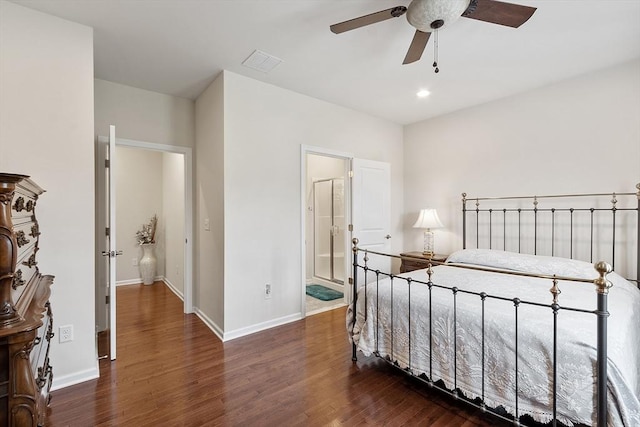 123 Skyline Dr Unit 123, Acton, MA 01720 - bedroom with wood finished floors, baseboards, recessed lighting, and ensuite bath