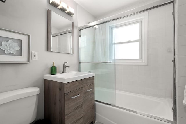 21 Glenley Ter, Boston, MA 02135 - bathroom with vanity and combined bath / shower with glass door