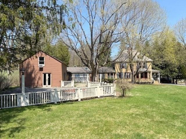 41 Bulkley, Williamstown, MA 01267 - view of grassy yard with french doors
