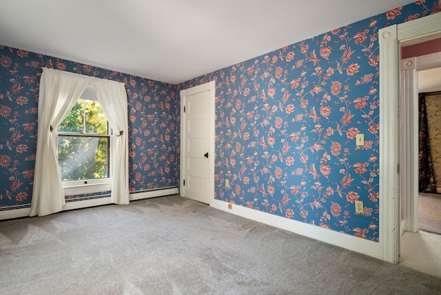 41 Bulkley, Williamstown, MA 01267 - carpeted spare room featuring wallpapered walls