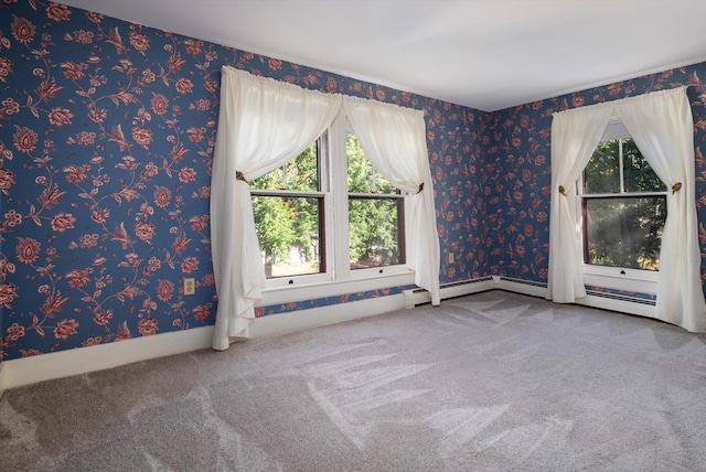 41 Bulkley, Williamstown, MA 01267 - spare room featuring healthy amount of natural light, wallpapered walls, and carpet flooring