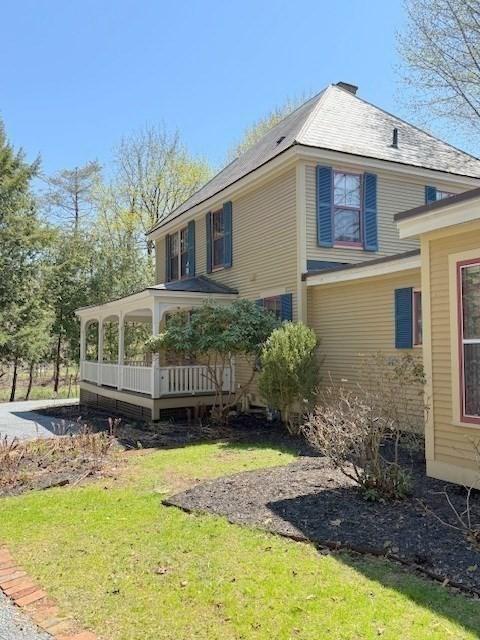 41 Bulkley, Williamstown, MA 01267 - view of side of property with a yard and a wooden deck