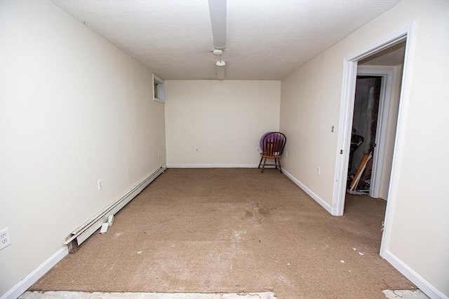 166 Fairview Ave, Rehoboth, MA 02769 - empty room featuring carpet, baseboard heating, and baseboards