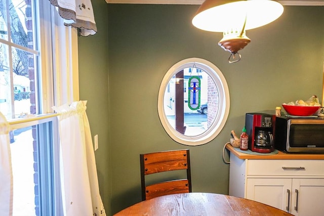 view of dining area