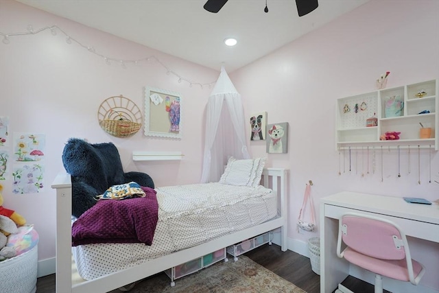 5 Tucker Park, Pepperell, MA 01463 - bedroom with dark wood-style floors, ceiling fan, and recessed lighting