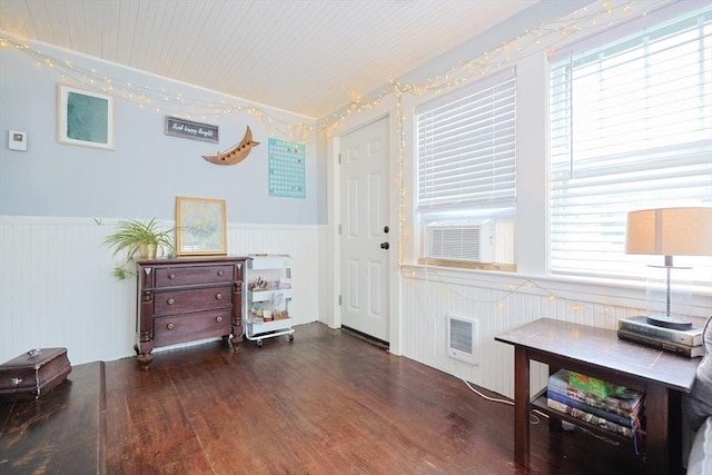 5 Tucker Park, Pepperell, MA 01463 - foyer with wainscoting, cooling unit, wood finished floors, and heating unit
