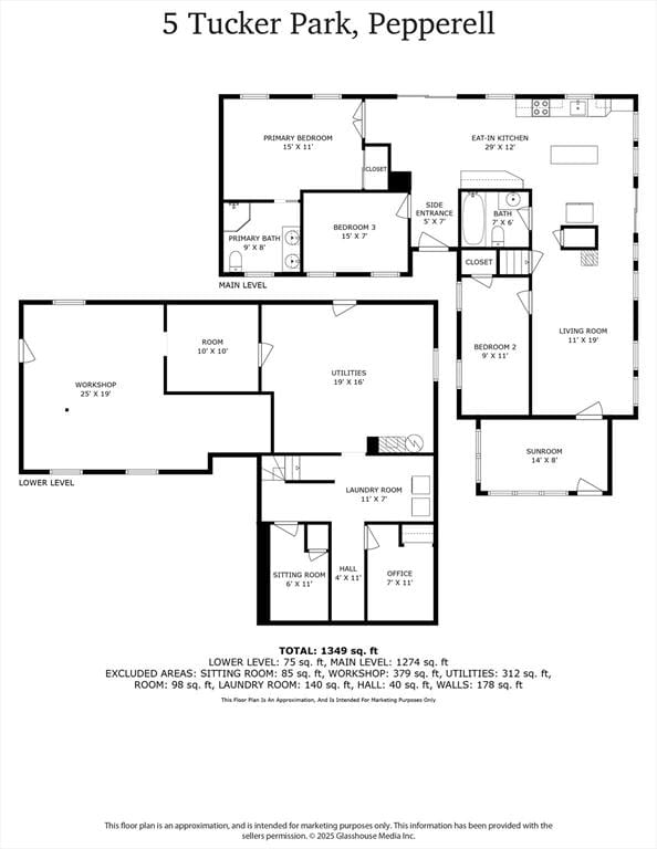 5 Tucker Park, Pepperell, MA 01463 - view of room layout