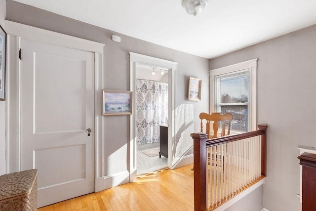 interior space featuring light hardwood / wood-style flooring