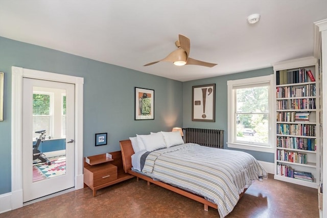 75 Lyman Rd, Northampton, MA 01060 - bedroom with baseboards and ceiling fan