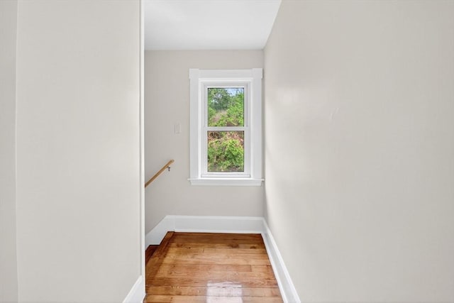 51 Ryder St, Dartmouth, MA 02747 - staircase featuring wood finished floors and baseboards