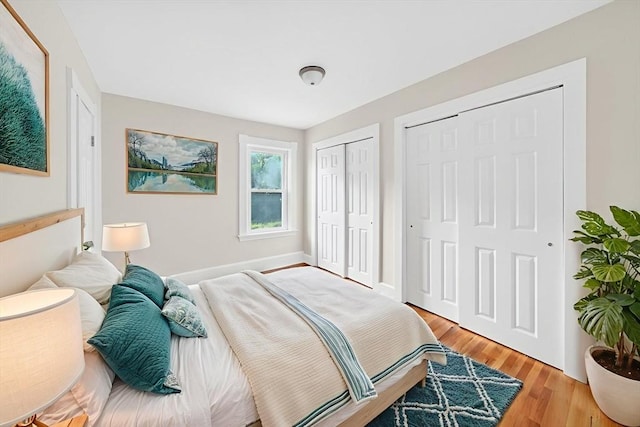 51 Ryder St, Dartmouth, MA 02747 - bedroom with two closets and wood finished floors