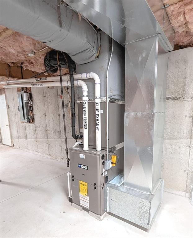 utility room featuring electric panel