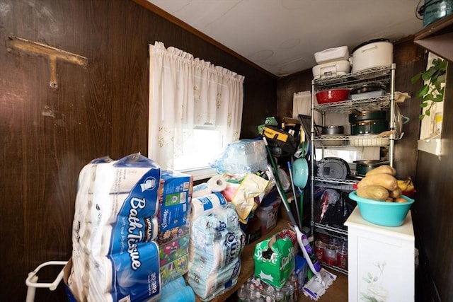 view of storage room