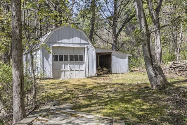 view of outbuilding with an outdoor structure
