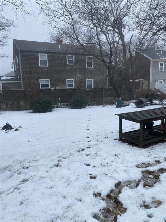 40 Provincetown View Rd, Plymouth, MA 02360 - view of yard covered in snow