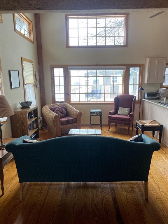 40 Provincetown View Rd, Plymouth, MA 02360 - living room featuring a towering ceiling and a healthy amount of sunlight