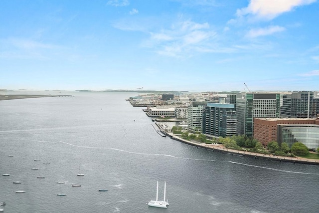 85 E India Row Unit 31D, Boston, MA 02110 - water view featuring nearby urban area