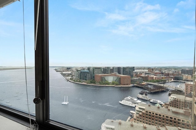 85 E India Row Unit 31D, Boston, MA 02110 - water view featuring nearby urban area