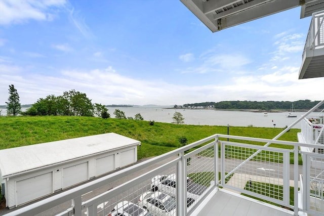 130 Broad Reach Unit 302, Weymouth, MA 02191 - balcony with a water view