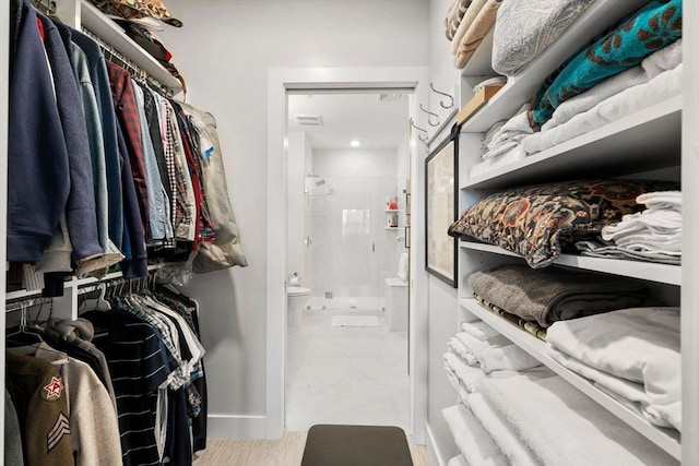 130 Broad Reach Unit 302, Weymouth, MA 02191 - spacious closet with marble look tile flooring