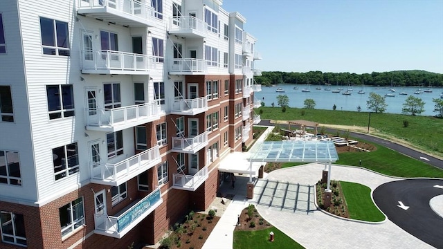 130 Broad Reach Unit 302, Weymouth, MA 02191 - view of apartment building / complex featuring a water view