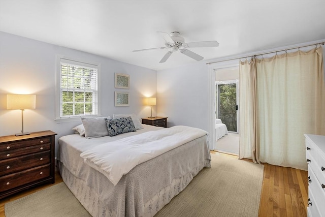 12 Wildwood Ter, Mattapoisett, MA 02739 - bedroom featuring light wood finished floors and a ceiling fan