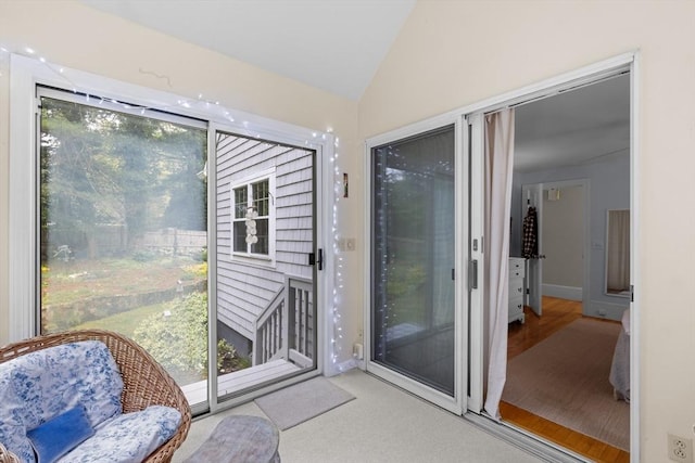 12 Wildwood Ter, Mattapoisett, MA 02739 - sunroom featuring lofted ceiling