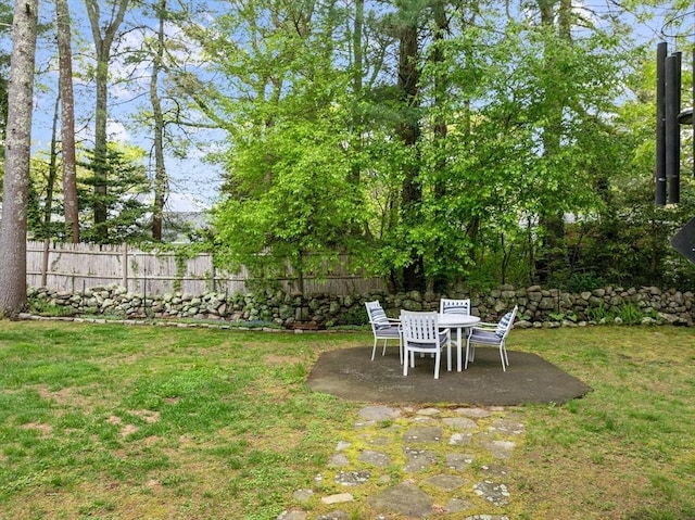 12 Wildwood Ter, Mattapoisett, MA 02739 - view of yard featuring a patio