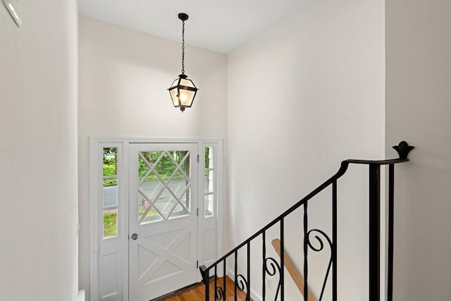 45 Fairfield St, Maynard, MA 01754 - entryway featuring wood finished floors