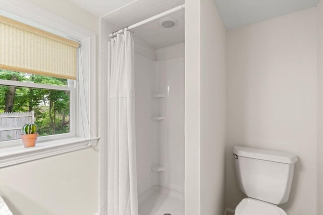 45 Fairfield St, Maynard, MA 01754 - bathroom featuring toilet and curtained shower