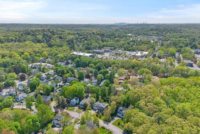18 Hill St, Lexington, MA 02421 - drone / aerial view of a forest
