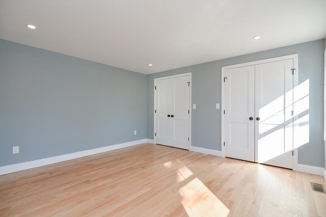 interior space featuring light hardwood / wood-style floors