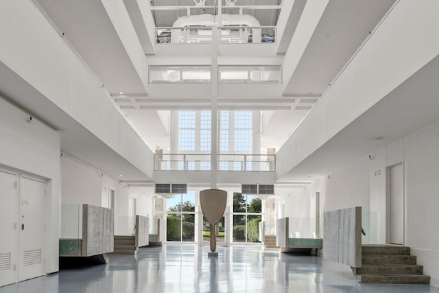 lobby with stairway