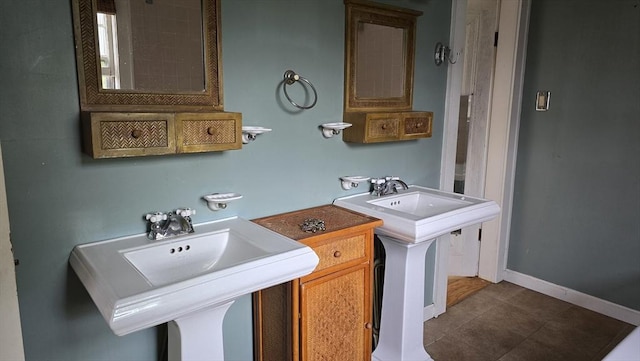 10 Arbutus Rd, Worcester, MA 01606 - bathroom with a sink and tile patterned flooring
