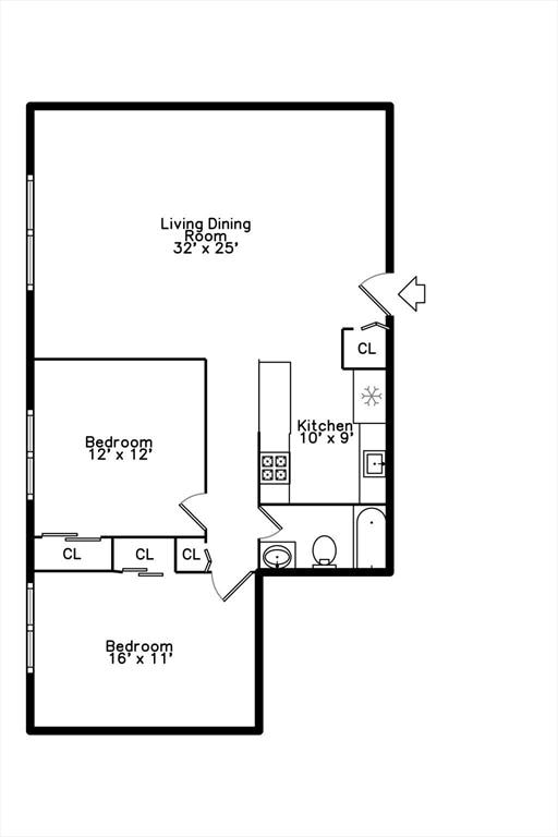 115 Highland Ave Unit 11, Somerville, MA 02143 - floor plan / room layout