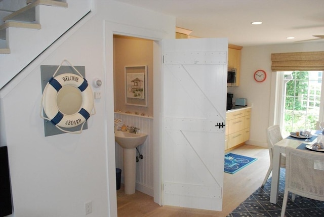 5 Hydrangea Ln Unit 5, Mashpee, MA 02649 - corridor with light wood-style floors and recessed lighting