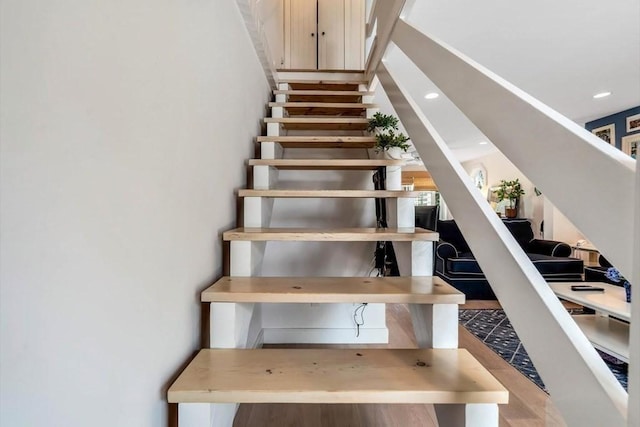 5 Hydrangea Ln Unit 5, Mashpee, MA 02649 - stairway with recessed lighting