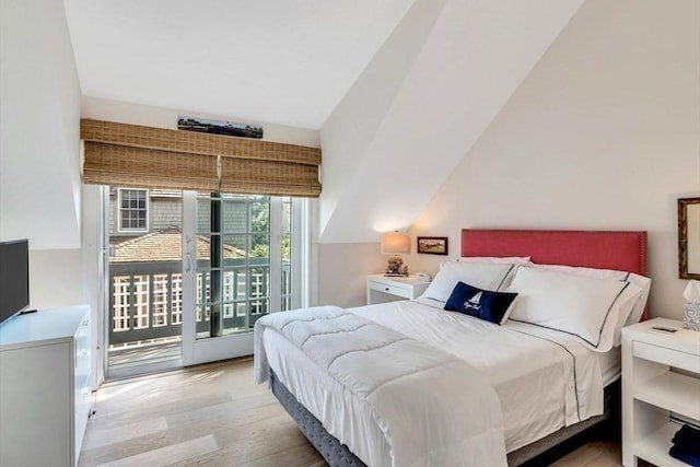 5 Hydrangea Ln Unit 5, Mashpee, MA 02649 - bedroom featuring access to outside and light wood-style flooring