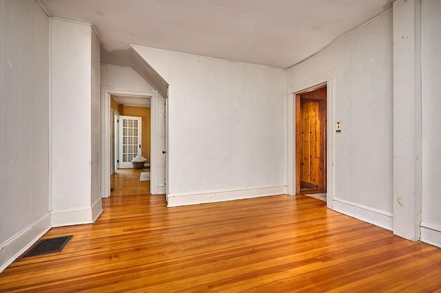 154 N Maple St, Northampton, MA 01062 - empty room with light wood-style flooring and baseboards