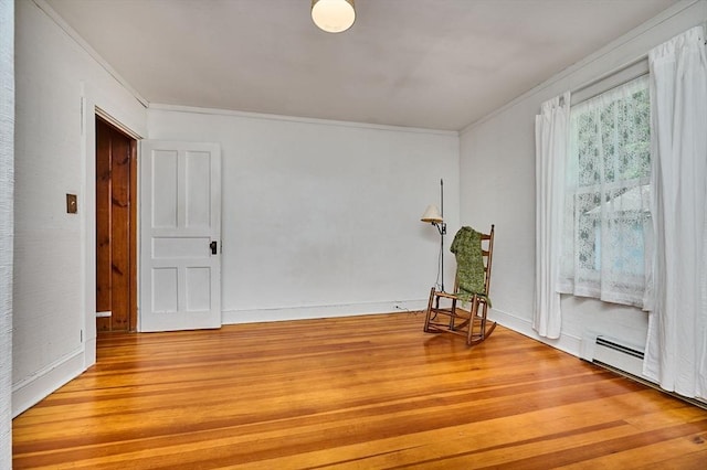 154 N Maple St, Northampton, MA 01062 - unfurnished room featuring crown molding and light wood finished floors