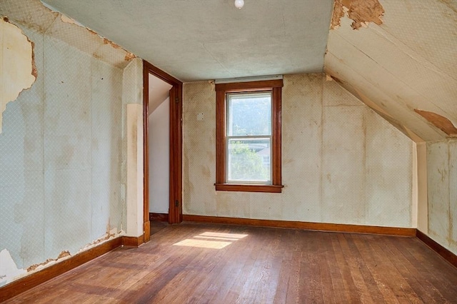154 N Maple St, Northampton, MA 01062 - additional living space with wood-type flooring and lofted ceiling