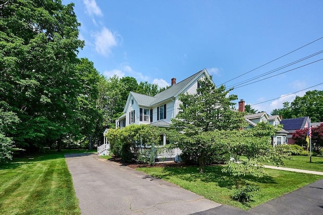 154 N Maple St, Northampton, MA 01062 - view of front of house featuring a front lawn