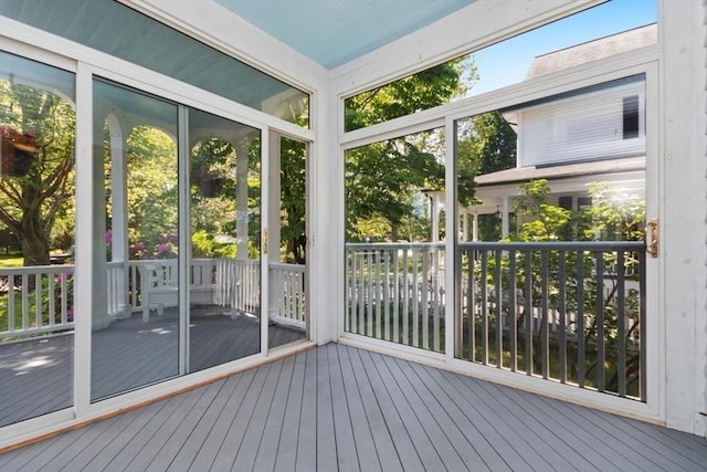781 Highland Ave, Needham, MA 02494 - view of unfurnished sunroom